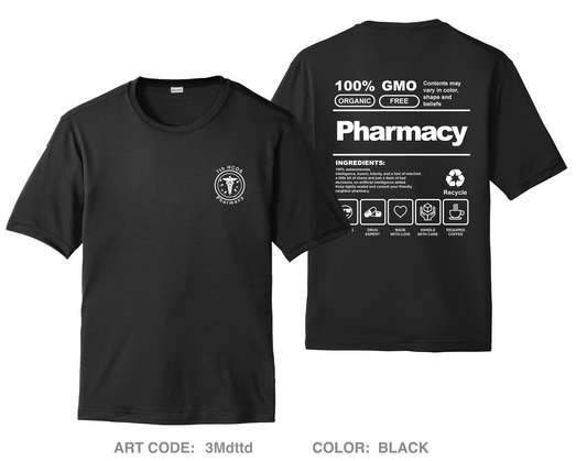 7 HCOS Pharmacy Hi-Tech Performance Unisex SS Tee - 3Mdttd