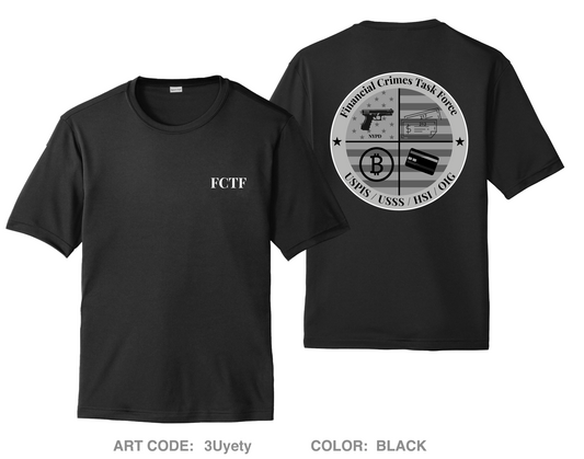 Financial Crimes Task Force Hi-Tech Performance Unisex SS Tee - 3Uyety