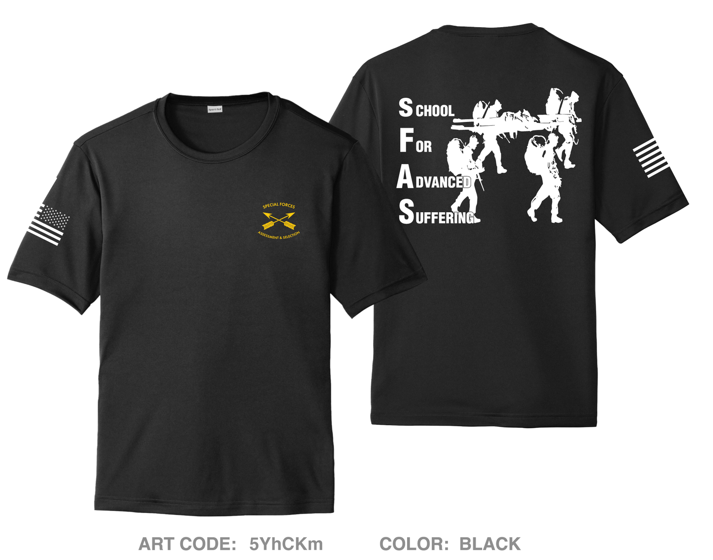 SFAS Store 1 Hi-Tech Performance Unisex SS Tee - 5YhCKm