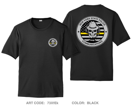 NYSP troop f communications Hi-Tech Performance Unisex SS Tee - 73XfEk