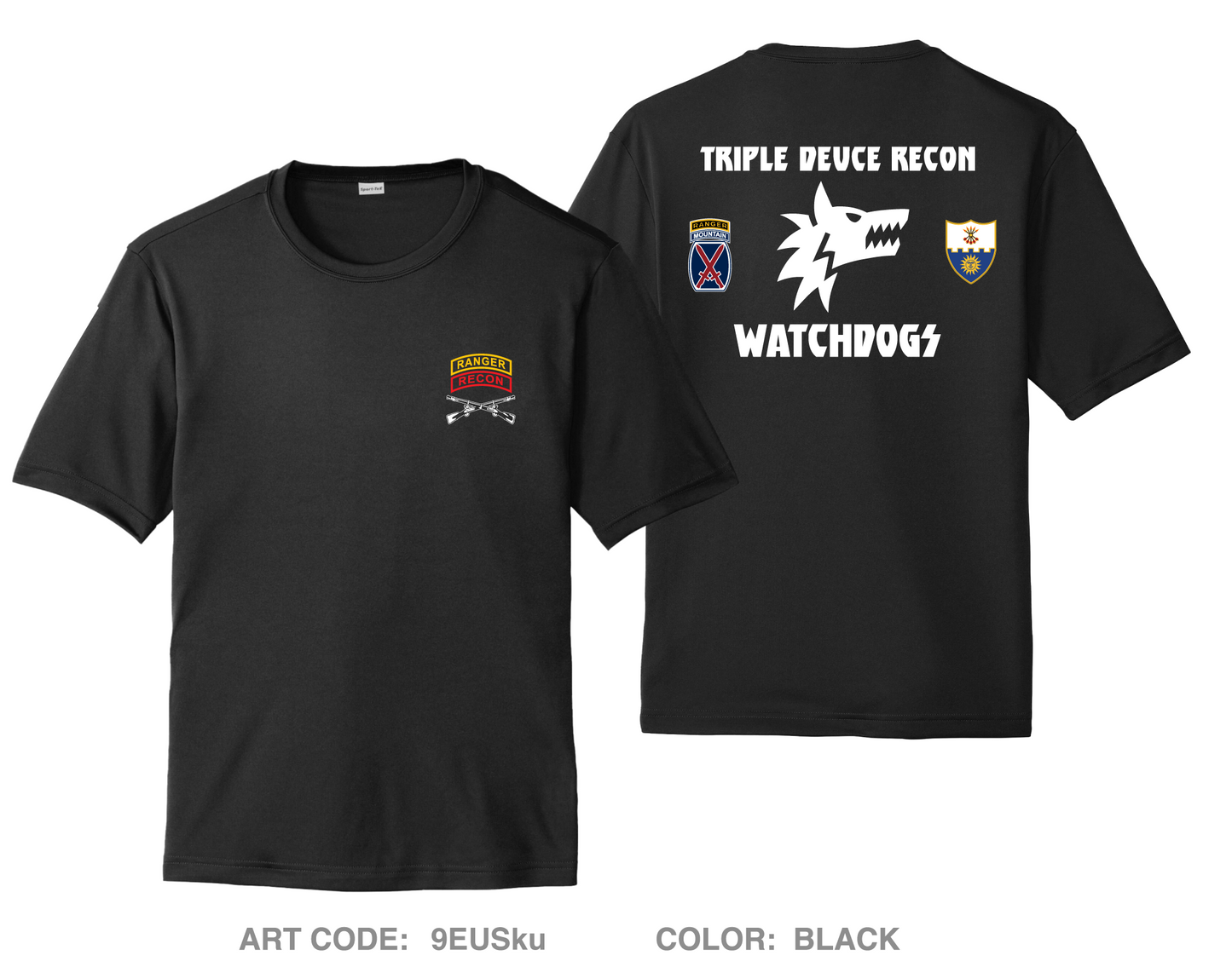 Watchdog Scout Platoon Hi-Tech Performance Unisex SS Tee - 9EUSku