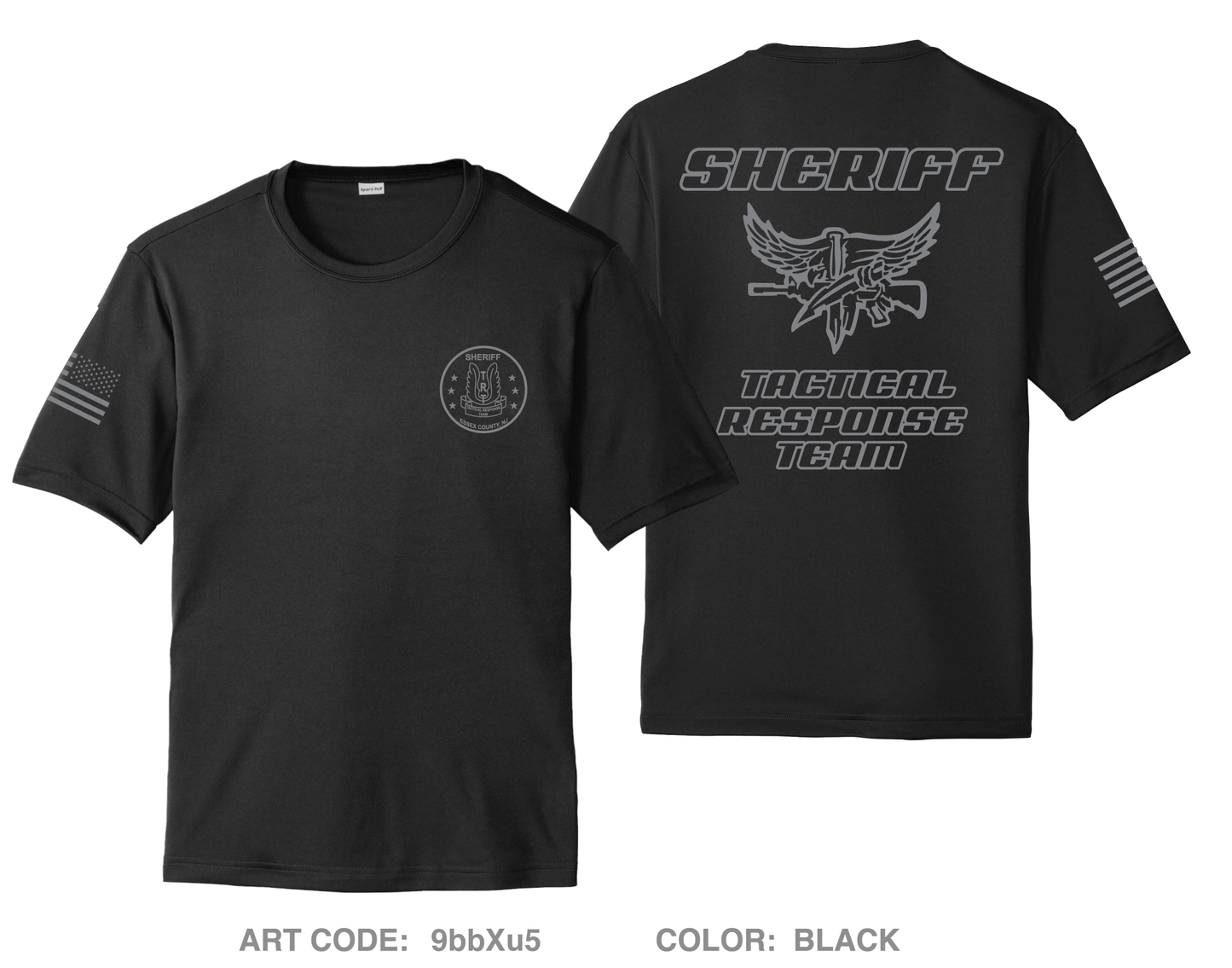 Essex Sheriff's TRT Hi-Tech Performance Unisex SS Tee - 9bbXu5