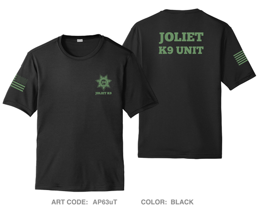 Joliet Police K9 Unit Hi-Tech Performance Unisex SS Tee - AP63uT