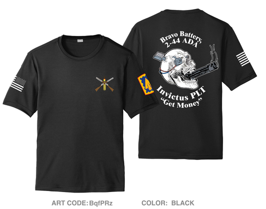 B BTRY, 2-44 ADA, 108th ADA BDE Hi-Tech Performance Unisex SS Tee - BqfPRz