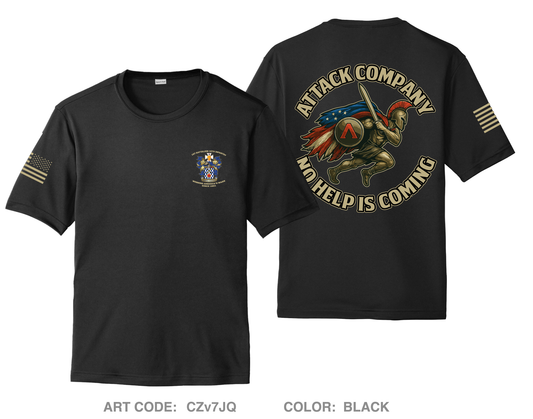 ATTACK COMPANY Hi-Tech Performance Unisex SS Tee - CZv7JQ