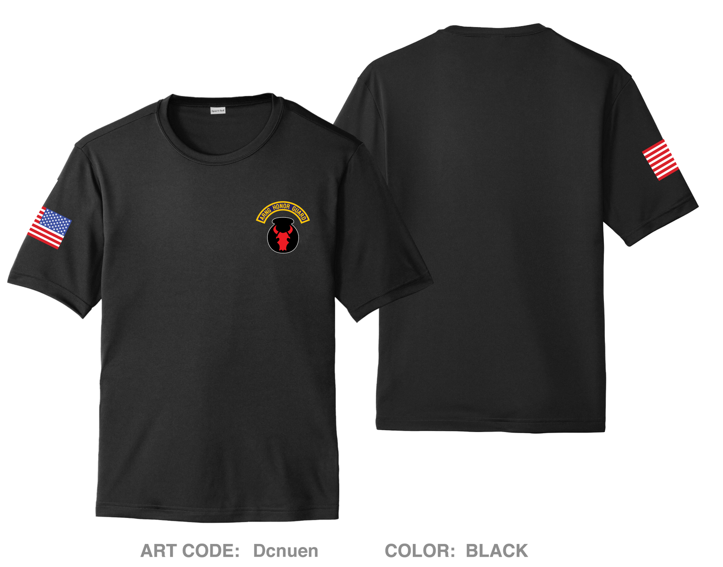 Iowa Funeral Honors Hi-Tech Performance Unisex SS Tee - Dcnuen