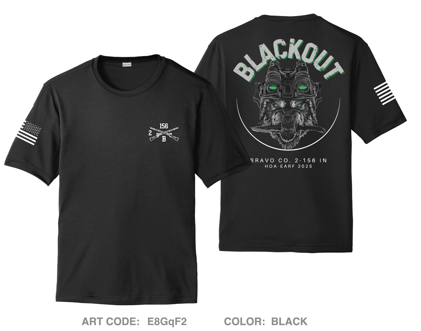 Blackout Hi-Tech Performance Unisex SS Tee - E8GqF2