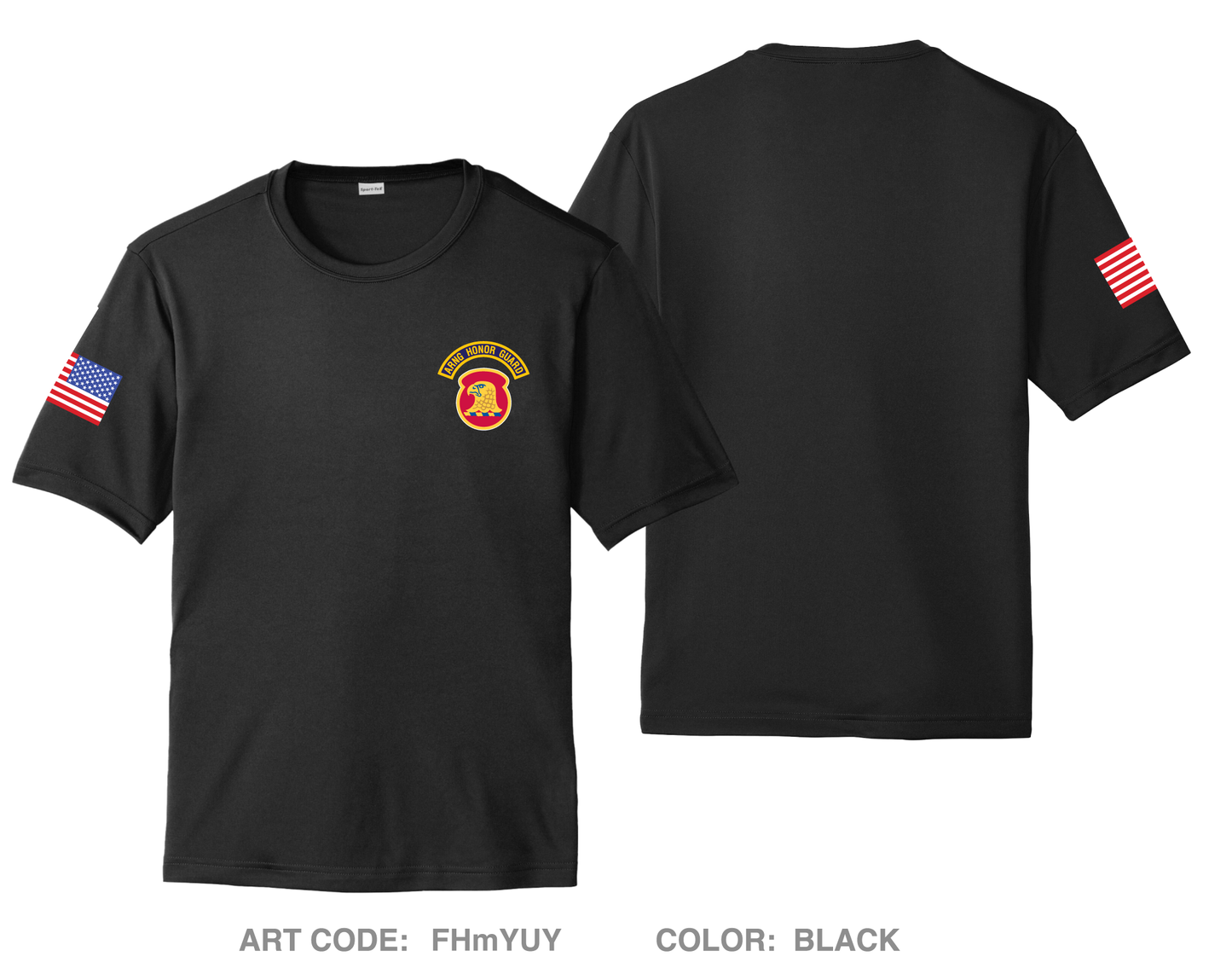 Iowa Funeral Honors Hi-Tech Performance Unisex SS Tee - FHmYUY