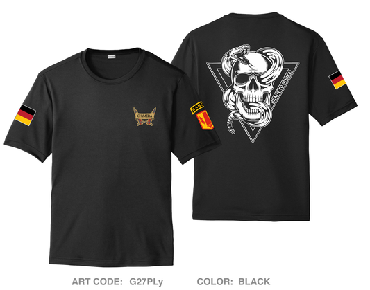 1st Fires, C BTRY, 1-77FAR, 41ST FAB Hi-Tech Performance Unisex SS Tee - G27PLy