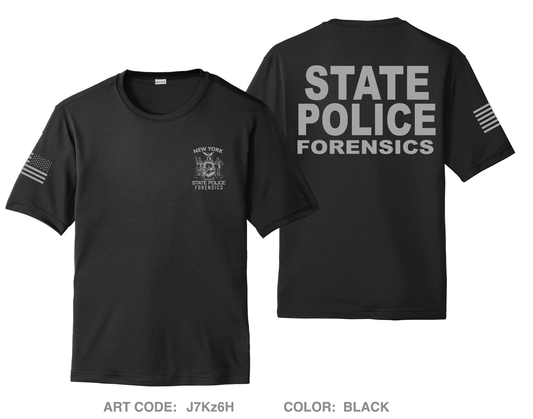 New York State Police - Forensic Identification Unit Hi-Tech Performance Unisex SS Tee - J7Kz6H