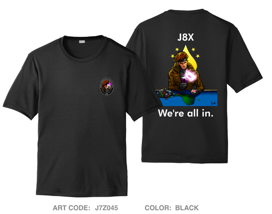 SOCAF J8X Hi-Tech Performance Unisex SS Tee - J7Z045