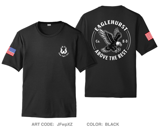 E3 Sandhurst Hi-Tech Performance Unisex SS Tee - JFwpXZ
