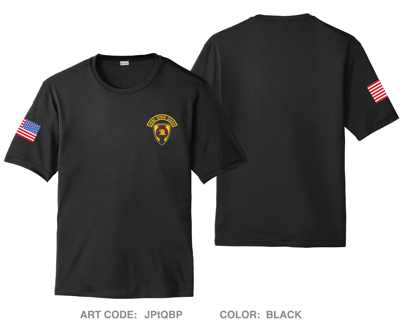 Iowa Funeral Honors Hi-Tech Performance Unisex SS Tee - JPtQBP