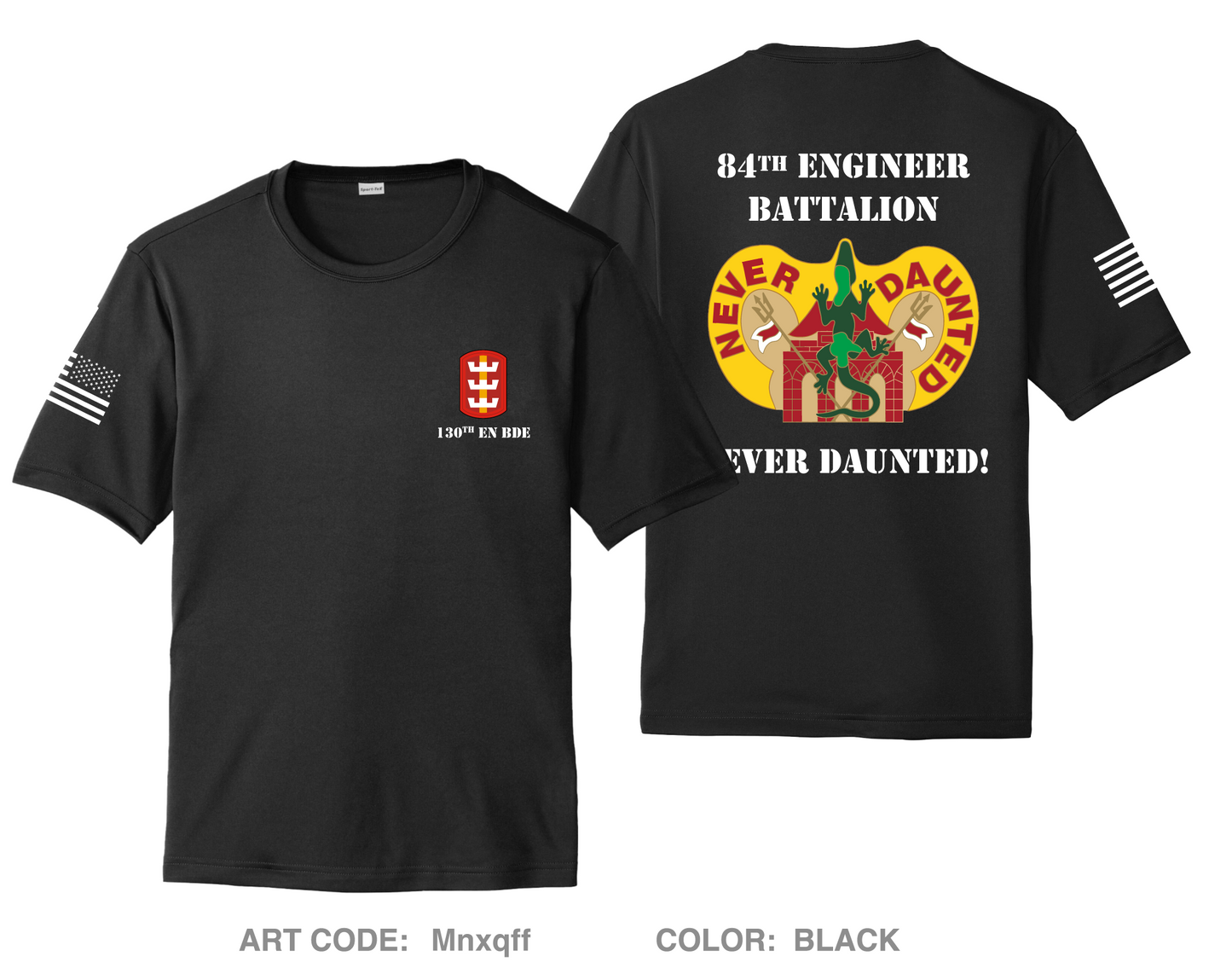 84th Engineer Battalion, 130th Engineer Brigade Hi-Tech Performance Unisex SS Tee - Mnxqff