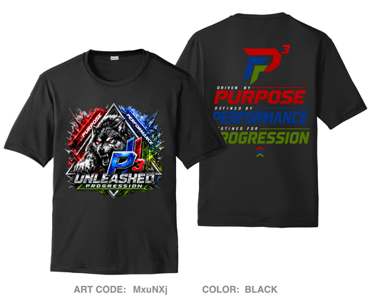 P3 Unleashed Hi-Tech Performance Unisex SS Tee - MxuNXj