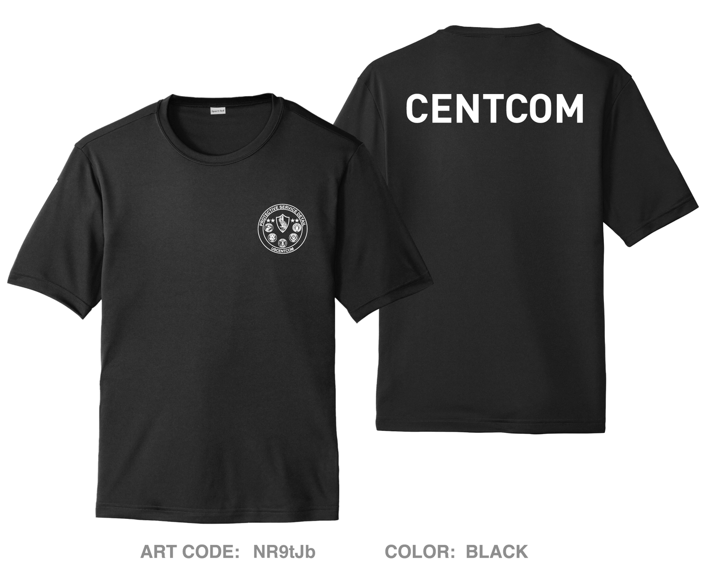 Centcom Protection unit Hi-Tech Performance Unisex SS Tee - NR9tJb