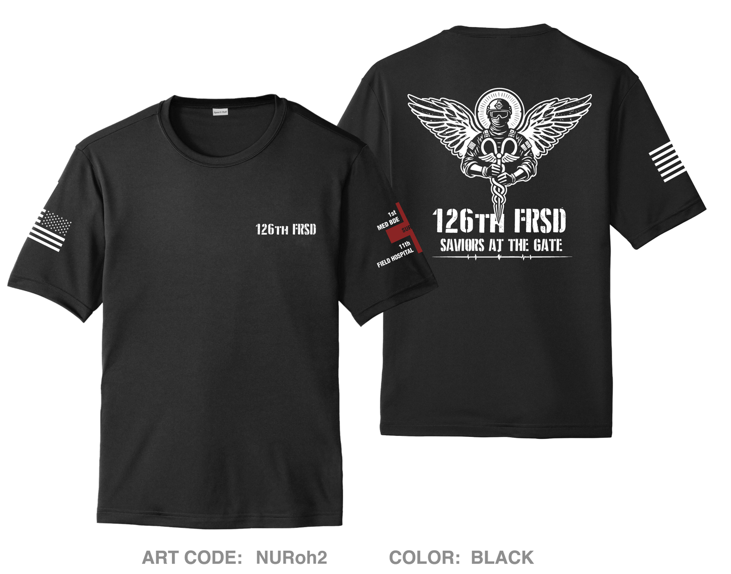 126th FRSD Hi-Tech Performance Unisex SS Tee - NURoh2
