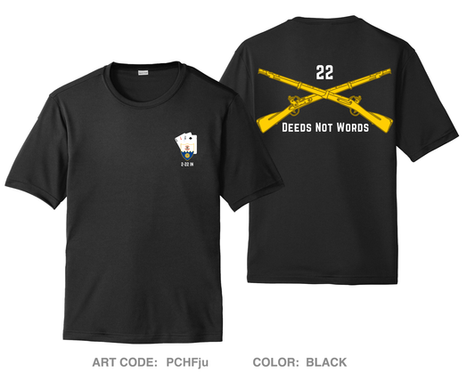 2-22 IN Hi-Tech Performance Unisex SS Tee - PCHFju