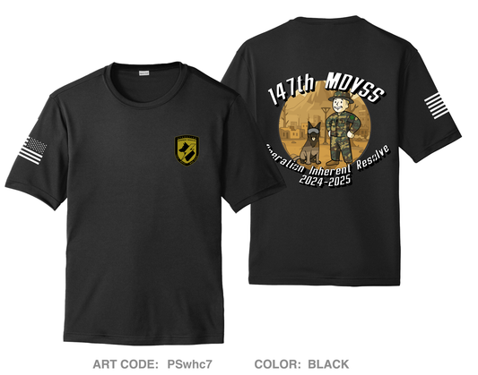 147th MDVSS CJTF-OIR Hi-Tech Performance Unisex SS Tee - PSwhc7