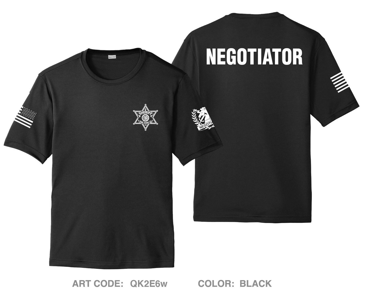 San Juan County Crisis Negotiations Team Hi-Tech Performance Unisex SS Tee - QK2E6w