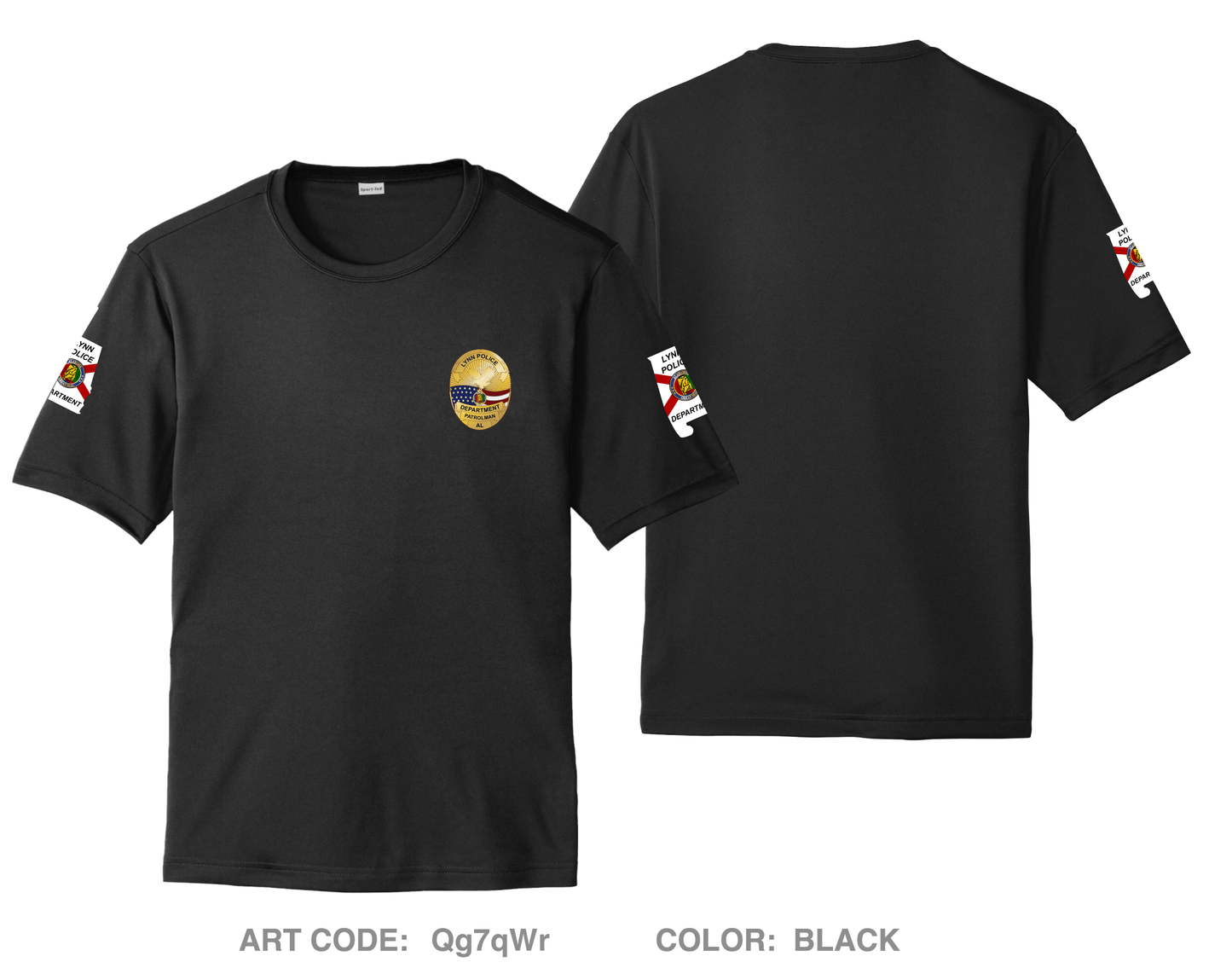 Lynn Police Department Hi-Tech Performance Unisex SS Tee - Qg7qWr