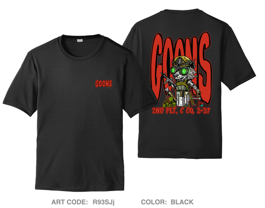 2nd Platoon "GOONS" Hi-Tech Performance Unisex SS Tee - R93SJj