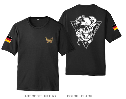 1st Fires, C BTRY, 1-77FAR, 41ST FAB Hi-Tech Performance Unisex SS Tee - RKTH2s