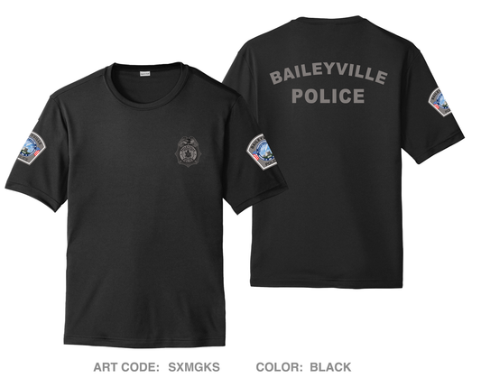 Baileyville Maine Police Department Hi-Tech Performance Unisex SS Tee - SXMGKS
