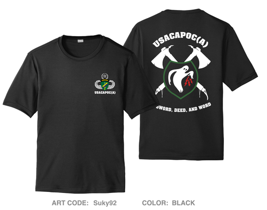 USACAPOC(A) Air Division Hi-Tech Performance Unisex SS Tee - Suky92