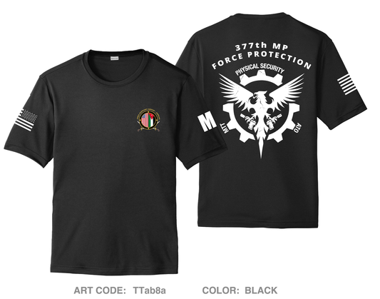 377th MP CO (FPG) Hi-Tech Performance Unisex SS Tee - TTab8a
