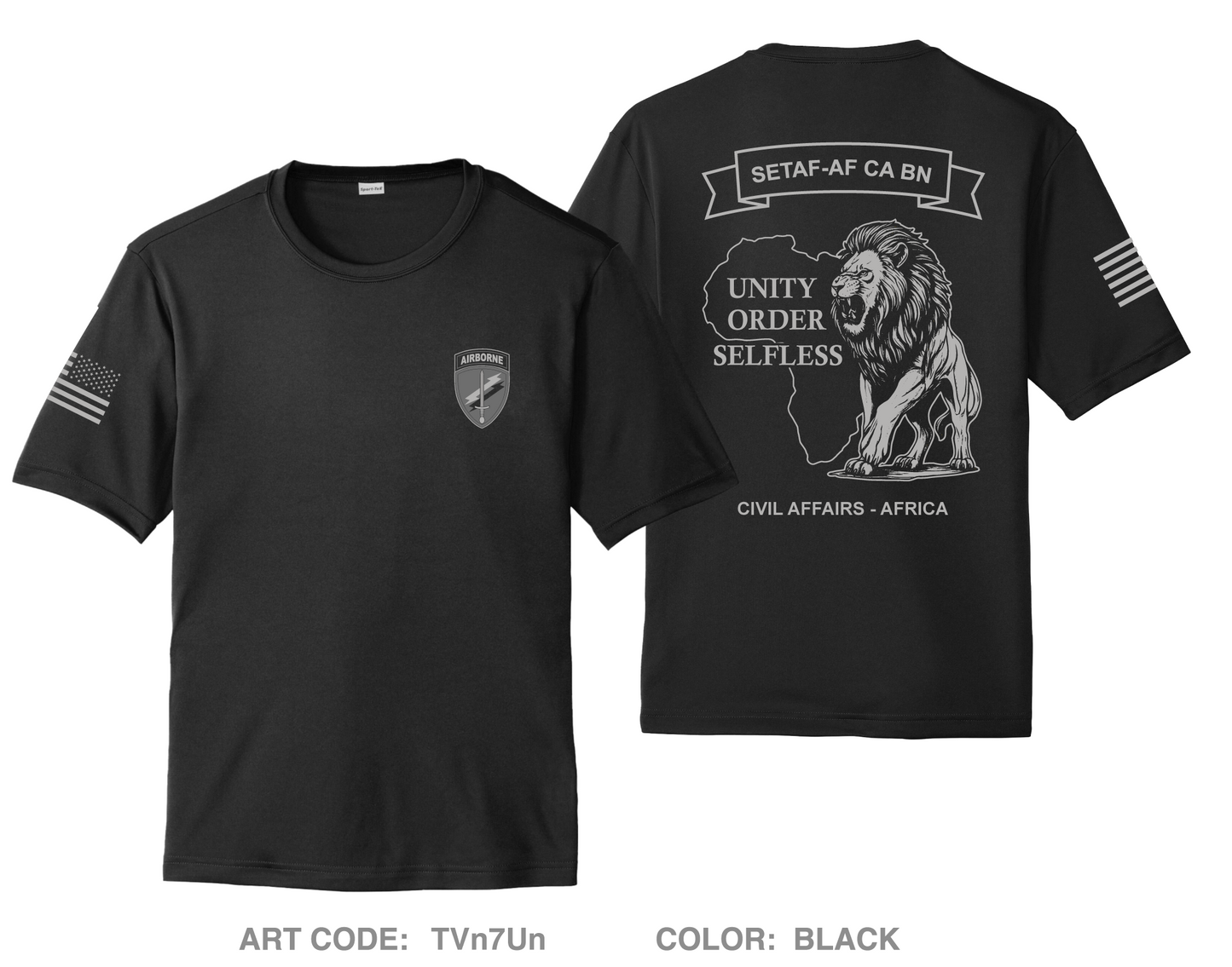 HHC SETAF-AF CA BN Hi-Tech Performance Unisex SS Tee - TVn7Un