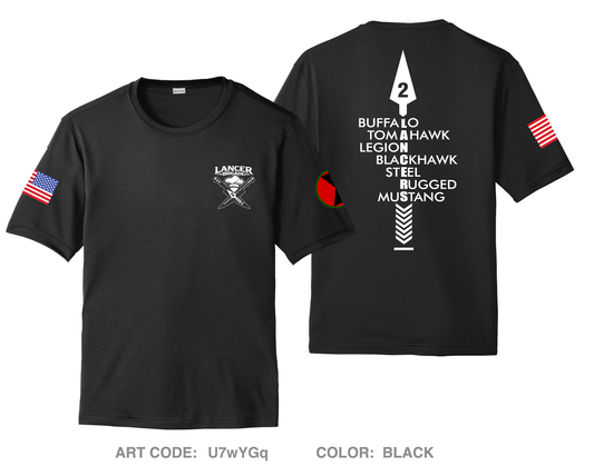 Lancer BDE Hi-Tech Performance Unisex SS Tee - U7wYGq