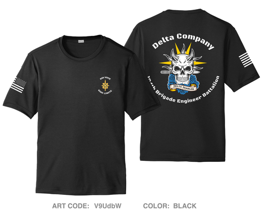D. Co 104th BEB Hi-Tech Performance Unisex SS Tee - V9UdbW
