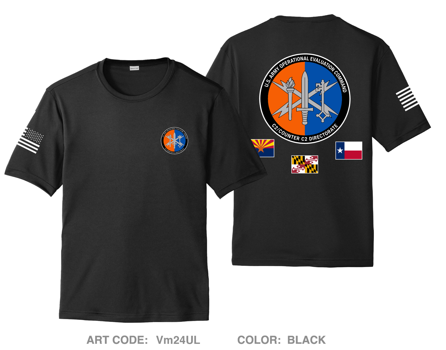 C2CC2 Directorate Hi-Tech Performance Unisex SS Tee - Vm24UL