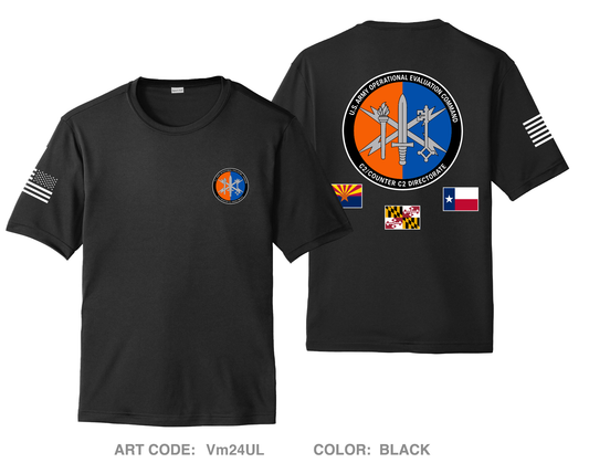 C2CC2 Directorate Hi-Tech Performance Unisex SS Tee - Vm24UL