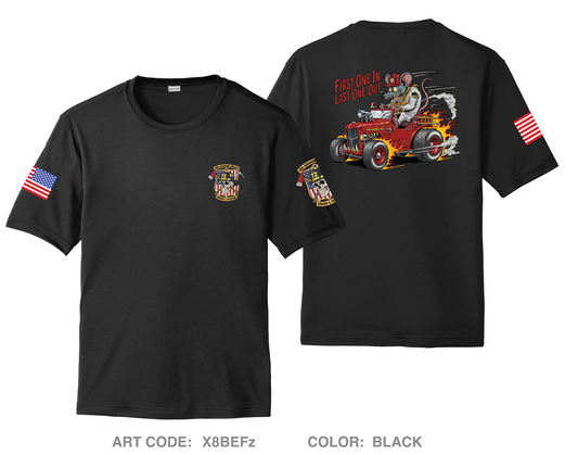 CRASH AND SALVAGE Hi-Tech Performance Unisex SS Tee - X8BEFz
