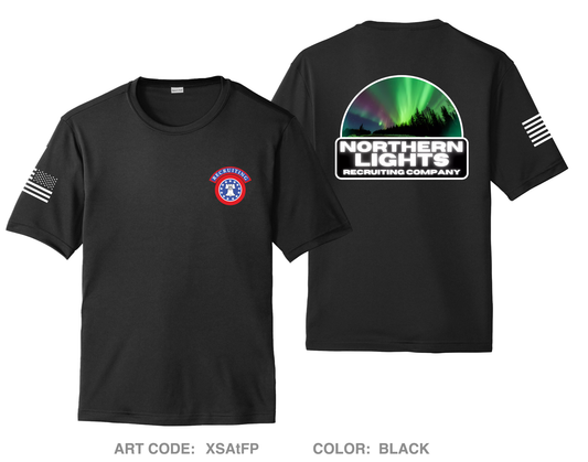 Northern Lights Recruiting Company Hi-Tech Performance Unisex SS Tee - XSAtFP