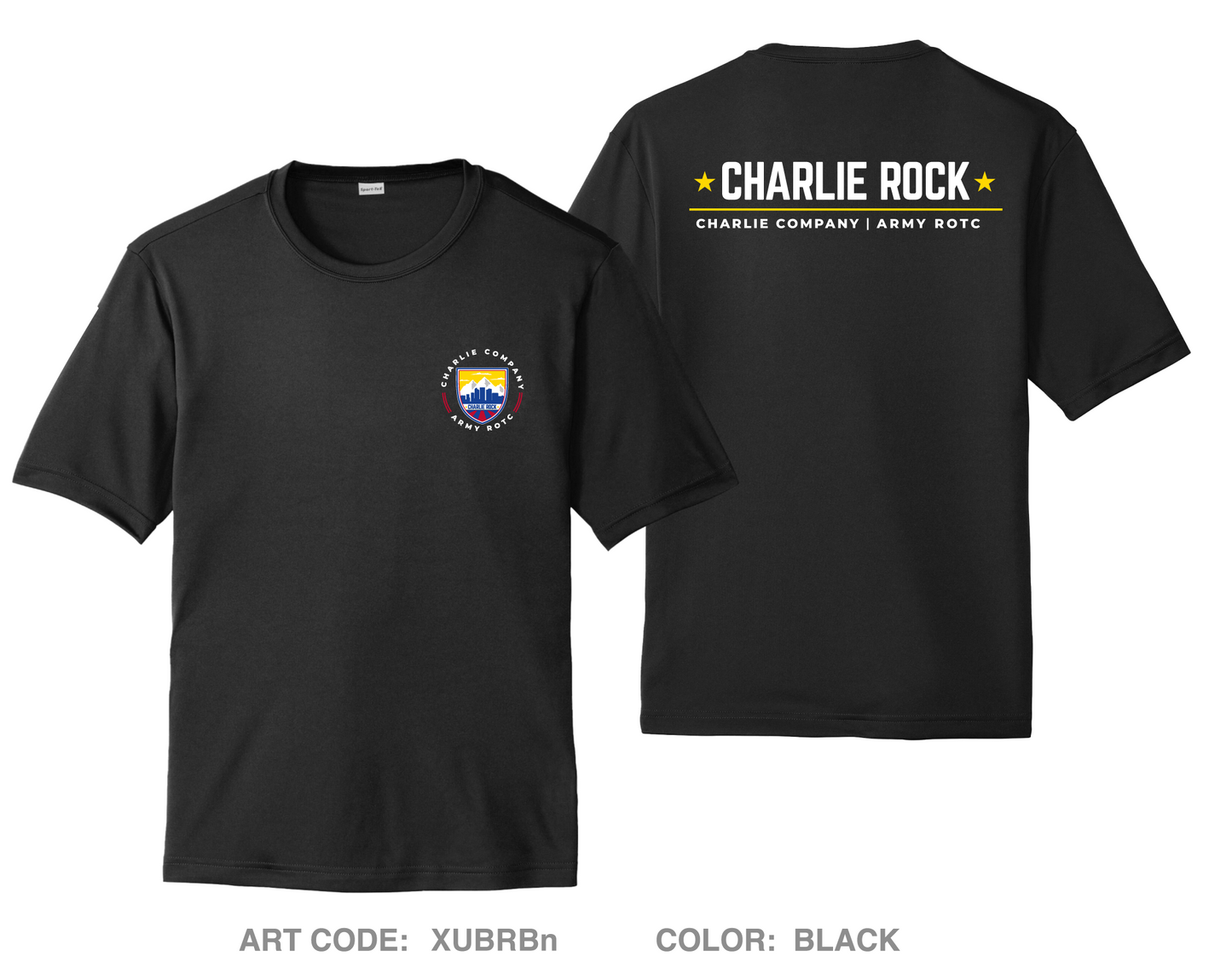 Charlie Company Fundraising Collection Hi-Tech Performance Unisex SS Tee - XUBRBn