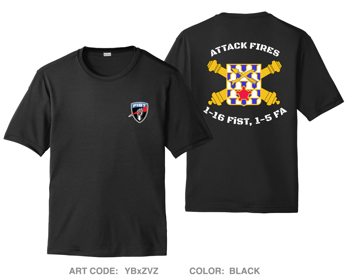 1-16 FiST, HHB, 1-5 FA Hi-Tech Performance Unisex SS Tee - YBxZVZ