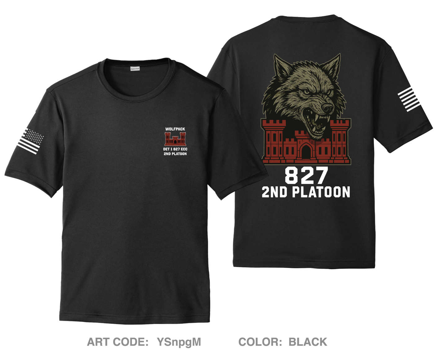 Det 1 827 ECC Hi-Tech Performance Unisex SS Tee - YSnpgM