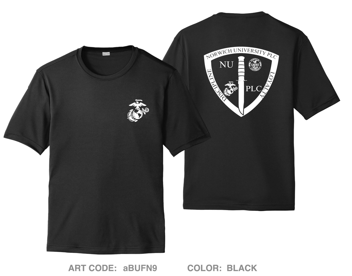 Norwich University PLC Hi-Tech Performance Unisex SS Tee - aBUFN9