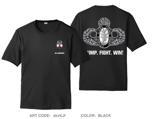 6 Engineer Battalion Fundraising Collection Hi-Tech Performance Unisex SS Tee - akvKJf