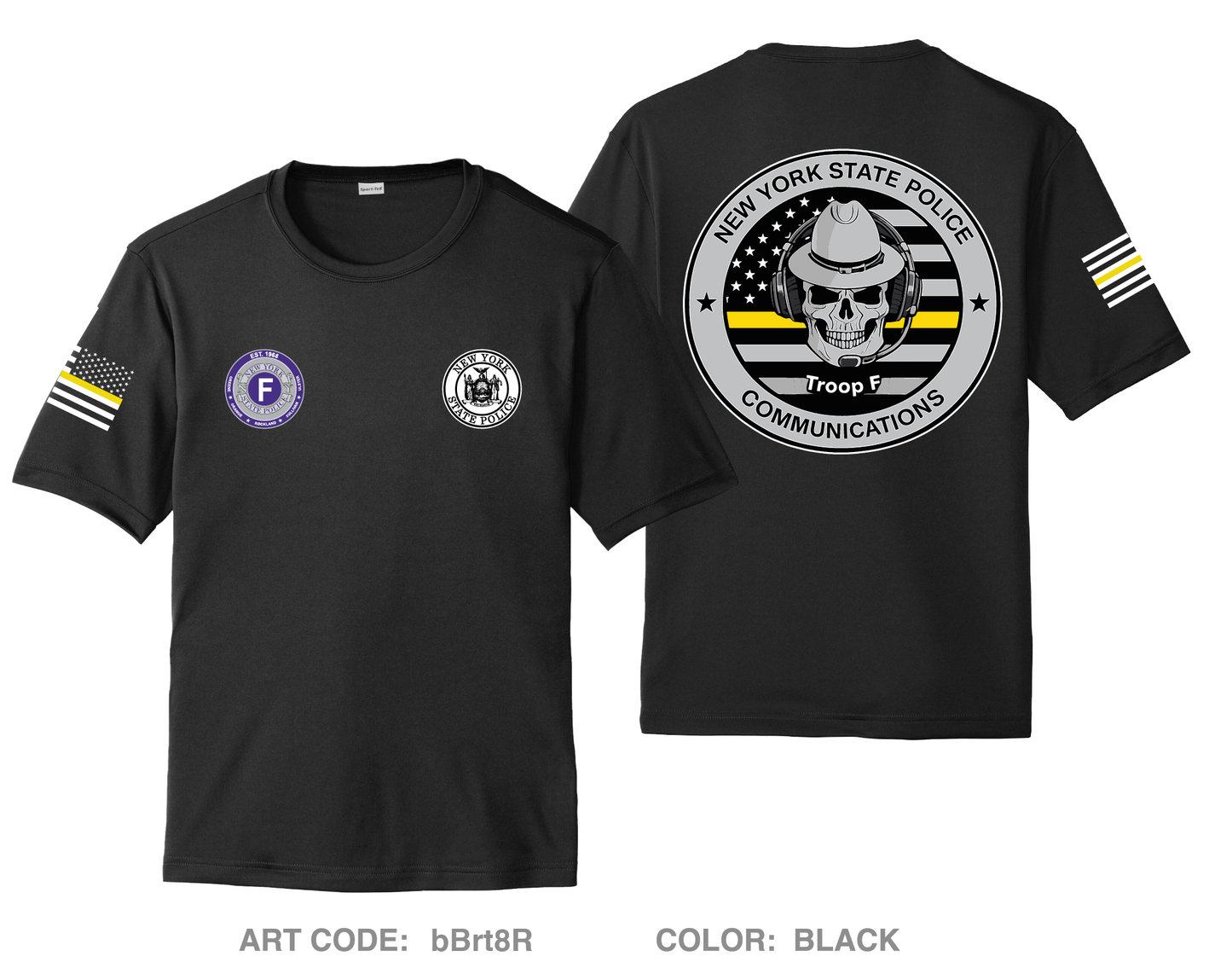 NYSP troop f communications Hi-Tech Performance Unisex SS Tee - bBrt8R