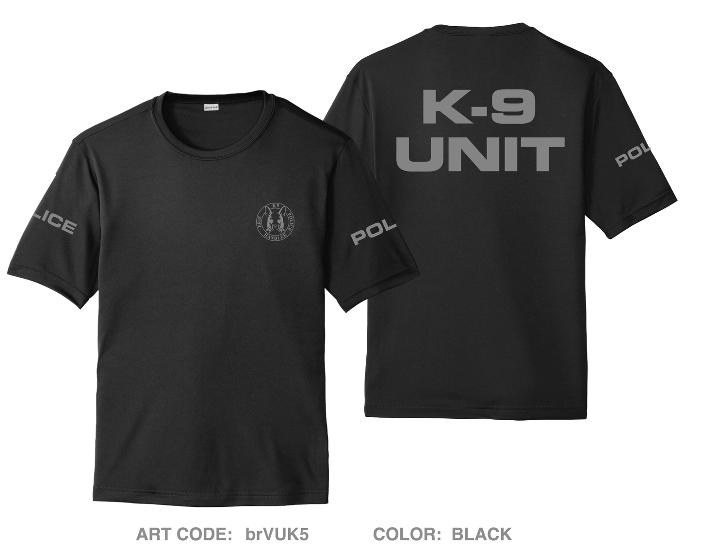 EPD K9 Hi-Tech Performance Unisex SS Tee - brVUK5