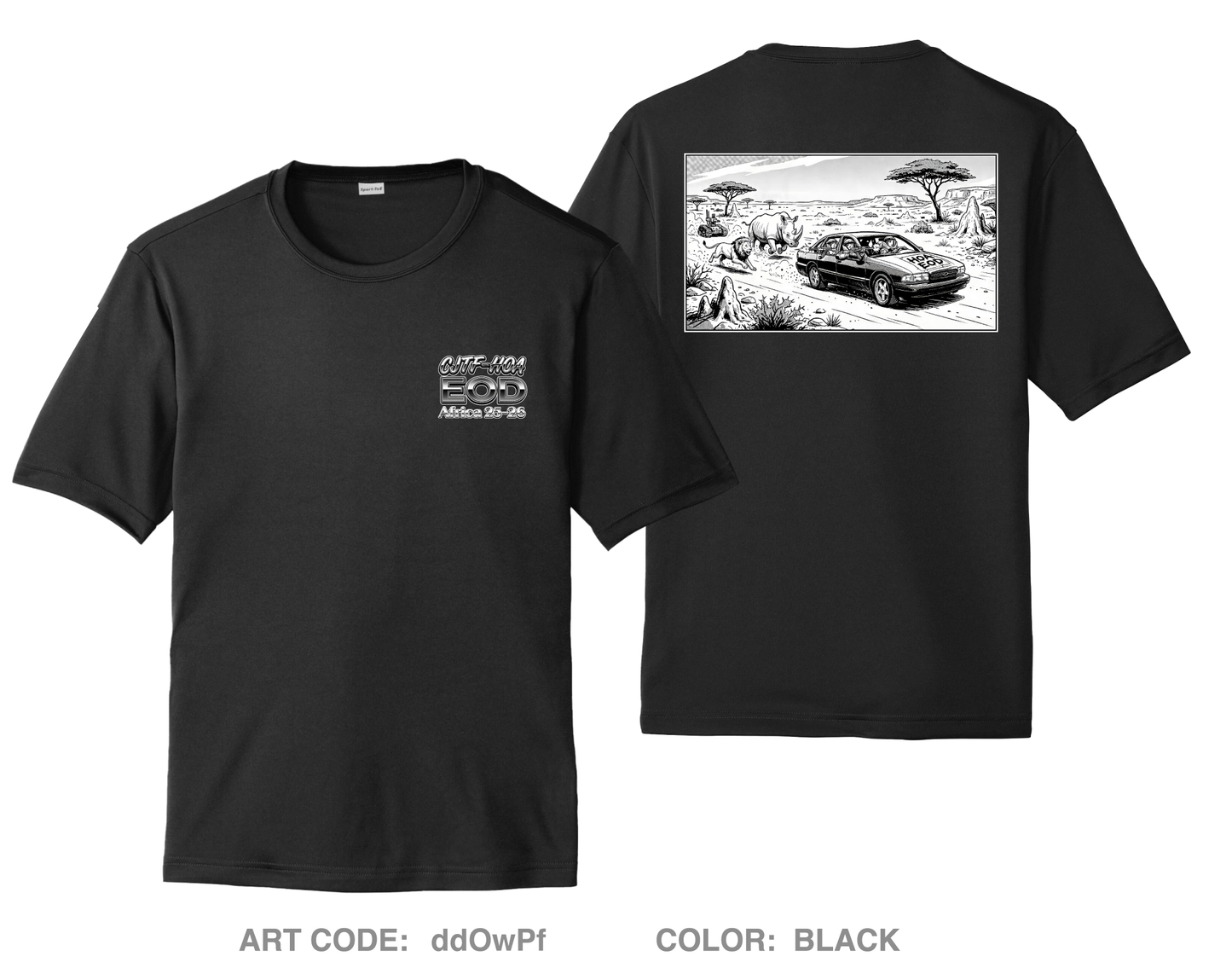 HOA-EOD Hi-Tech Performance Unisex SS Tee - ddOwPf