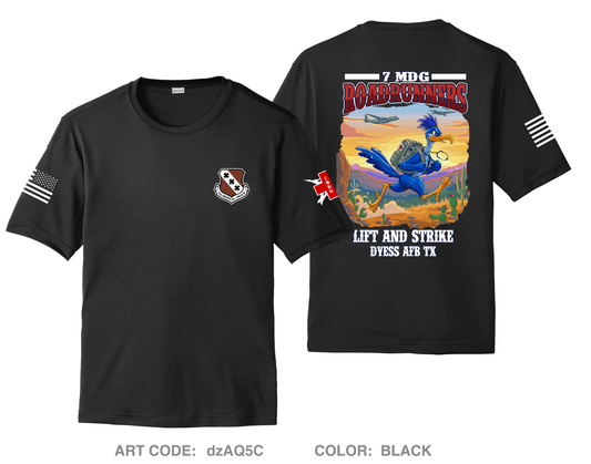 7 MDG Roadrunners Fundraising Collection Hi-Tech Performance Unisex SS Tee - dzAQ5C