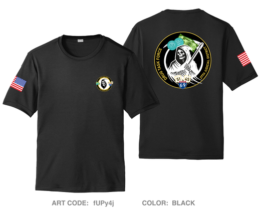 27th Judicial Drug Task Force Hi-Tech Performance Unisex SS Tee - fUPy4j