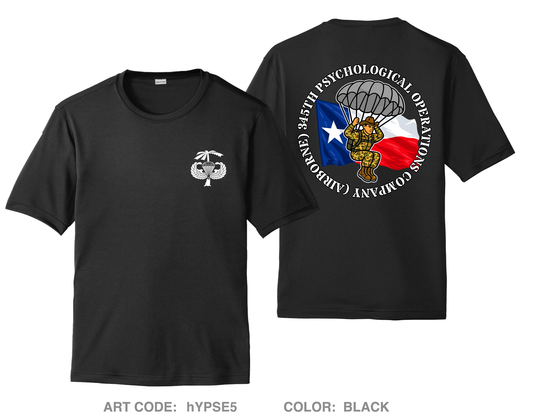 345th Psychological Operations Company (Airborne) Hi-Tech Performance Unisex SS Tee - hYPSE5