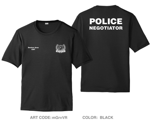 Denton Police Department Crisis Negotiation Team Hi-Tech Performance Unisex SS Tee - mGrvVR