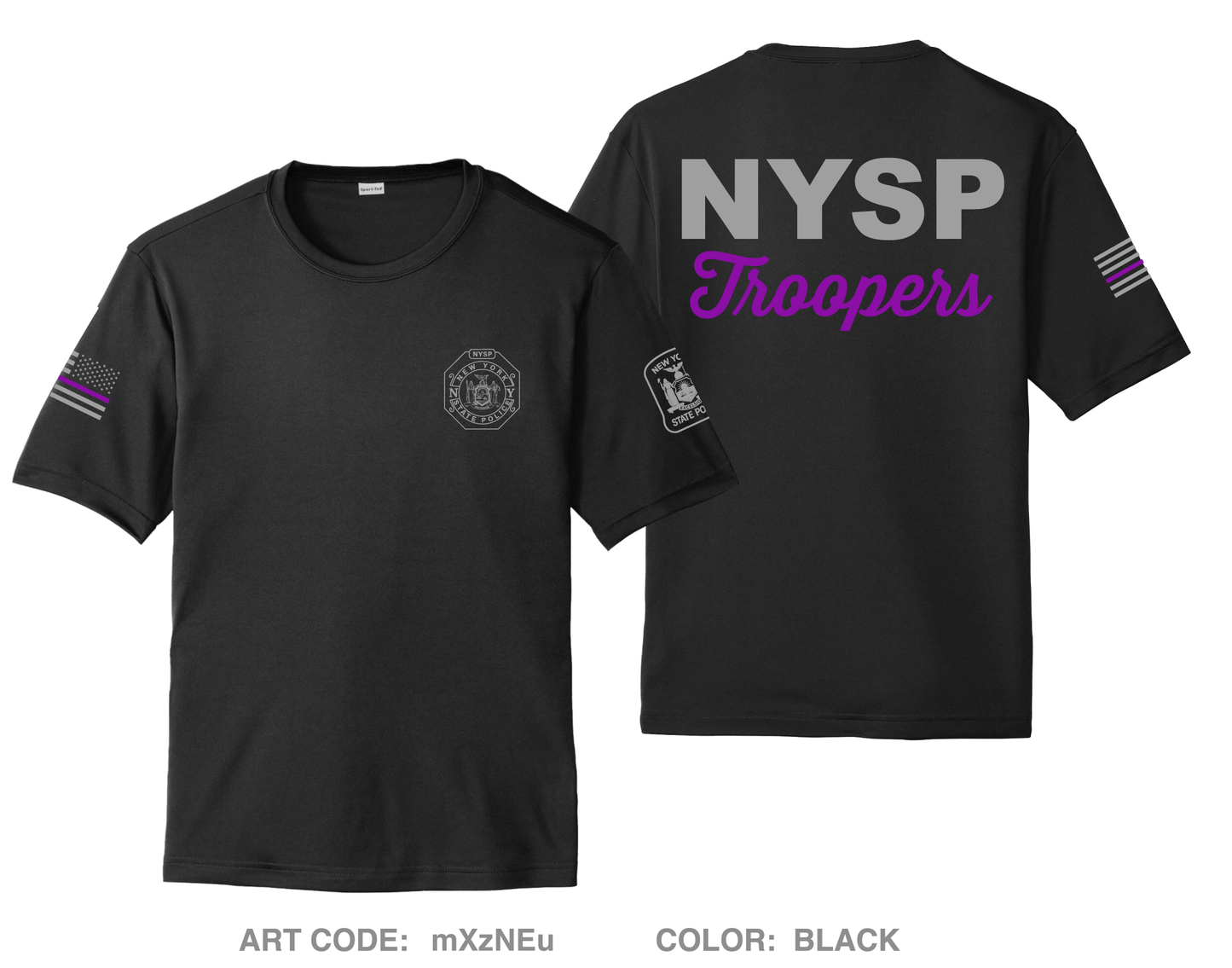 NYSP comm Hi-Tech Performance Unisex SS Tee - mXzNEu